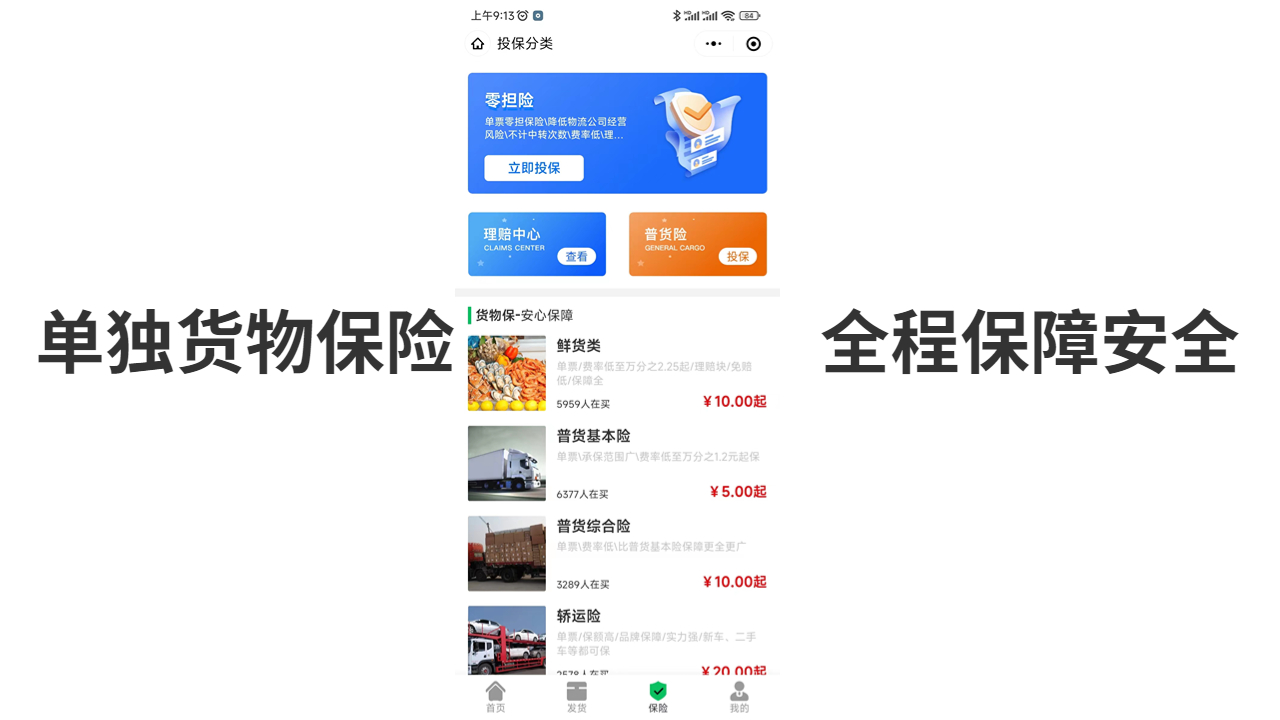 單獨(dú)貨物保險(xiǎn)