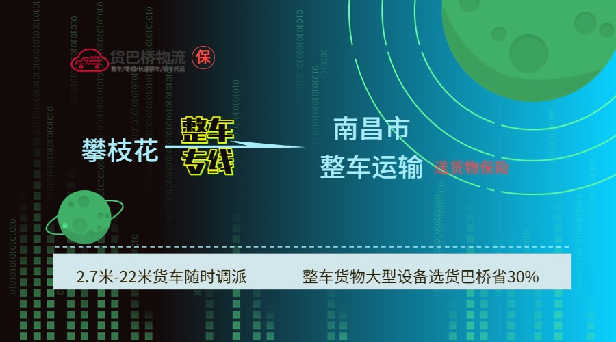攀枝花到南昌