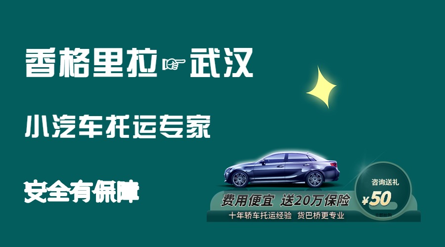 香格里拉到武漢轎車托運