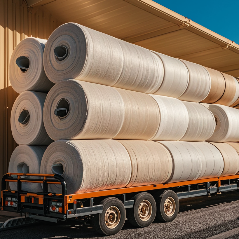 窗簾布卷整車貨運包裝