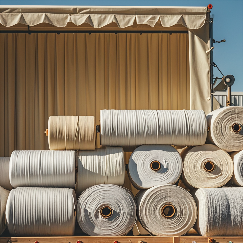 窗簾布卷整車貨運包裝 窗簾布卷整車貨運包裝