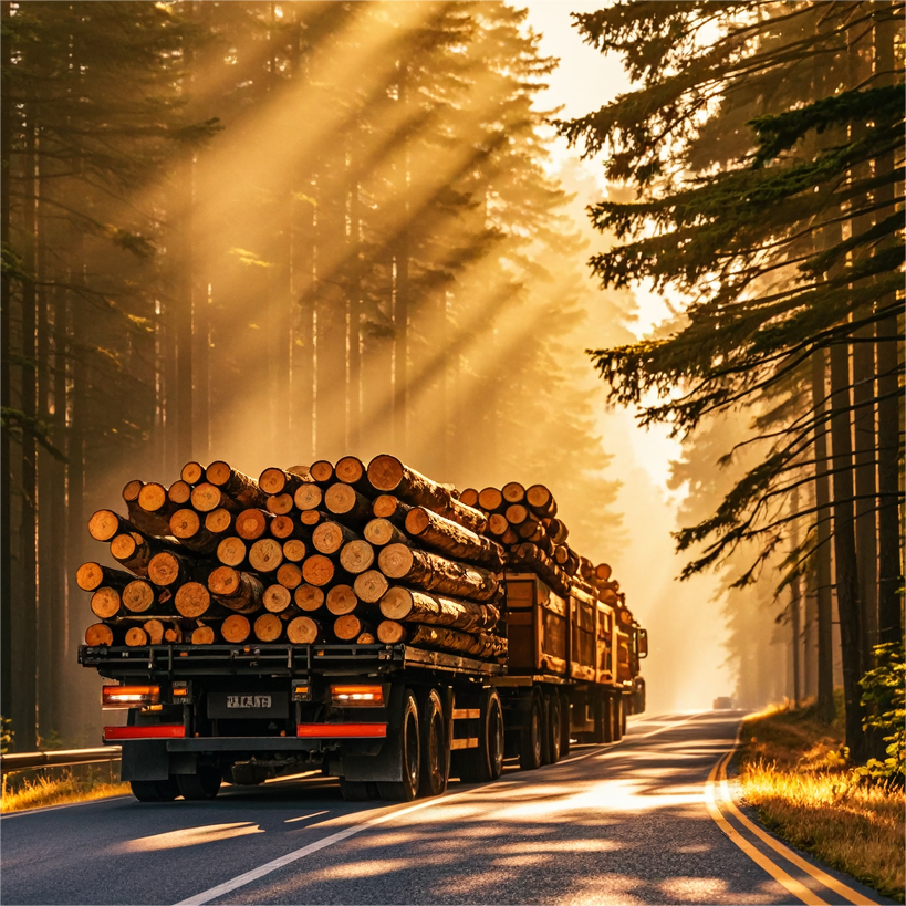 原木整車運(yùn)輸車輛