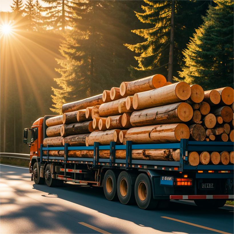 原木整車運(yùn)輸車輛