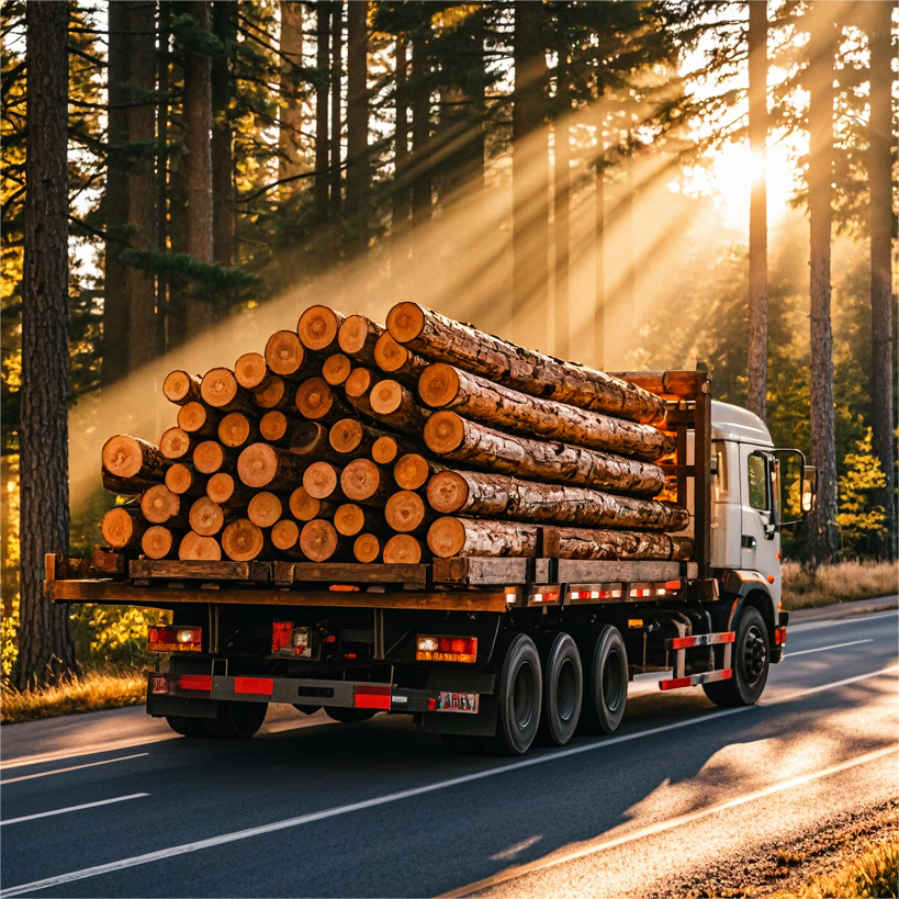 原木整車運(yùn)輸車輛