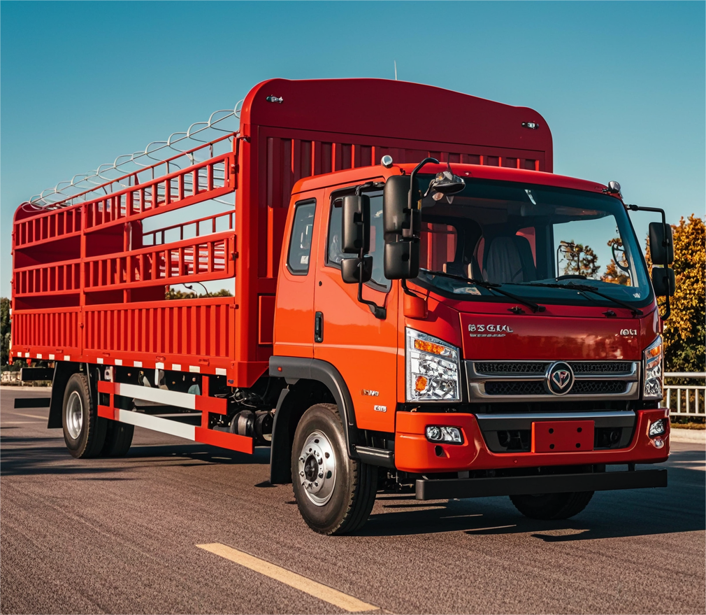 13米平板高欄車