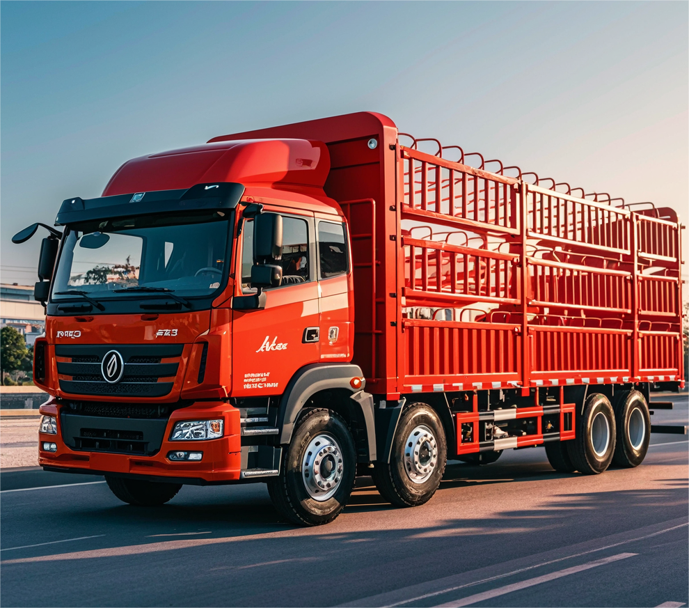 13米平板高欄車