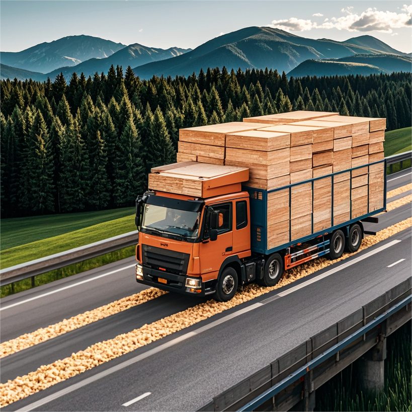 刨花板整車(chē)運(yùn)輸