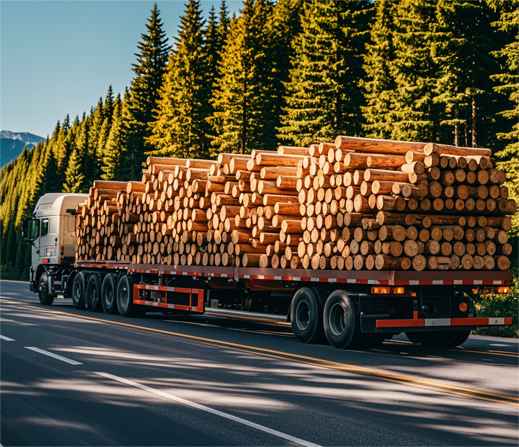 木料整車運輸車輛